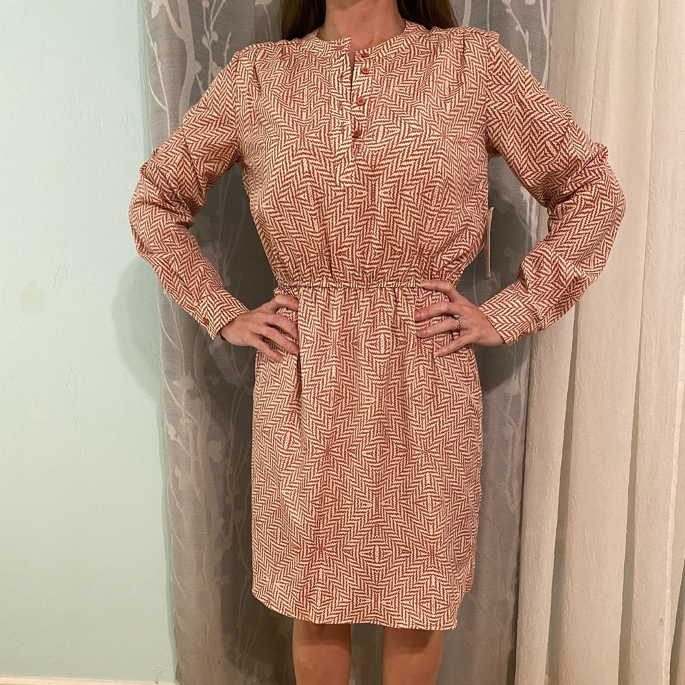 NWT Maison Jules long sleeve Dress small
